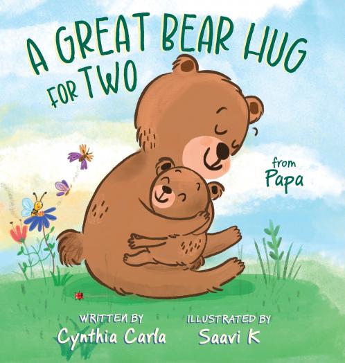 Great Bear Hug for Two From Papa