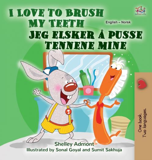 I Love to Brush My Teeth (English Norwegian Bilingual Book for Kids)