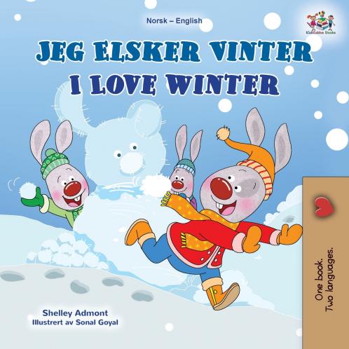 I Love Winter (Norwegian English Bilingual Book for Kids)