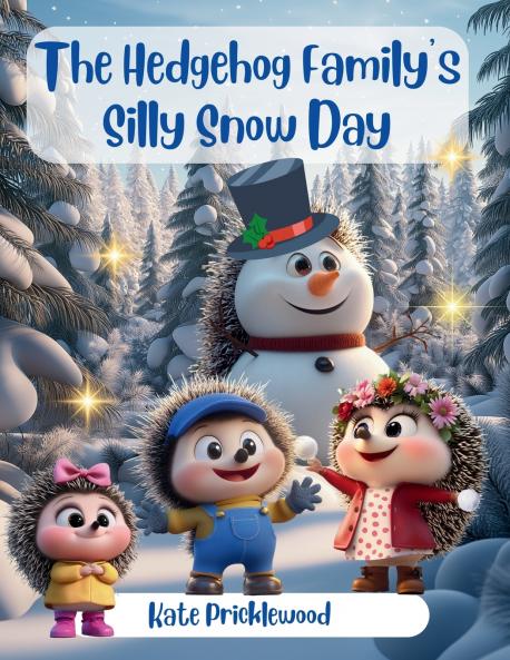 Hedgehog Family's Silly Snow Day