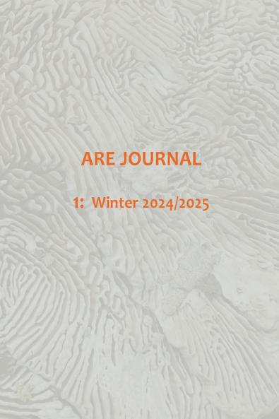 ARE JOURNAL (Art Research Ecology) 1
