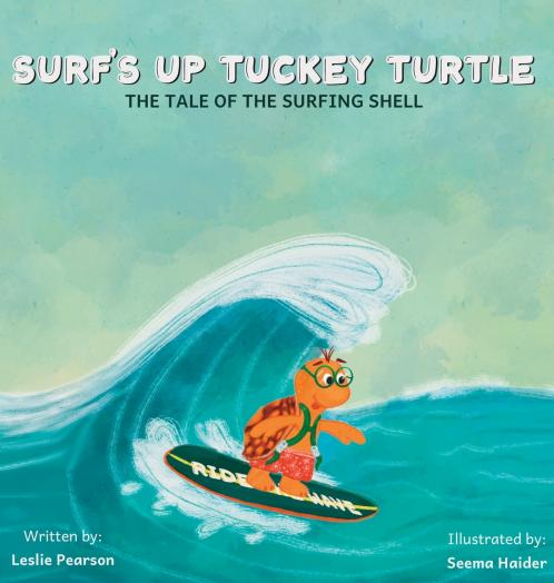 Surf's Up Tuckey Turtle!  The Tale of the Surfing Shell