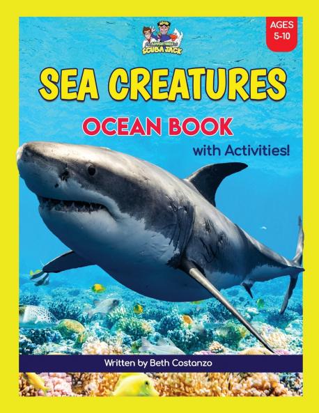 Super Fun Sea Creatures Ocean Book with Activities for Kids!