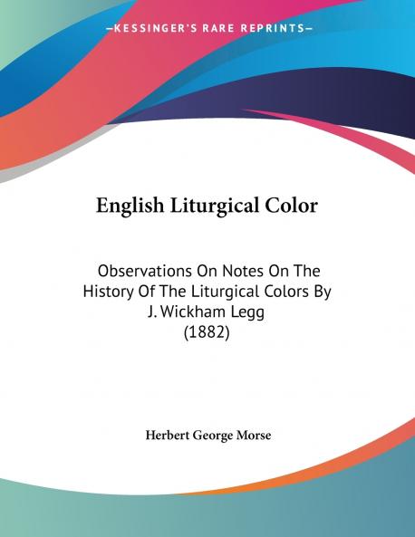 English Liturgical Color