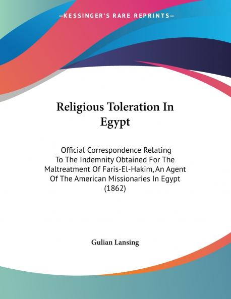 Religious Toleration In Egypt