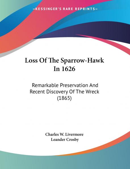 Loss Of The Sparrow-Hawk In 1626