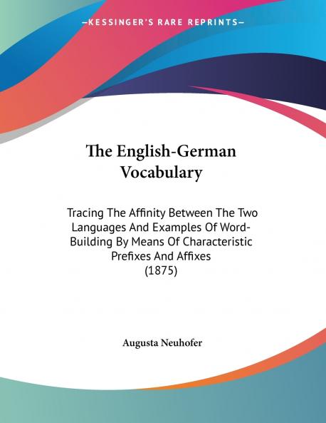 The English-German Vocabulary