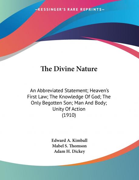The Divine Nature