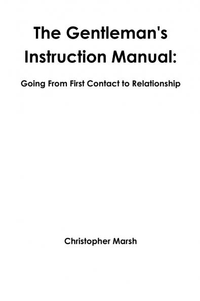 The Gentlemans Instruction Manual