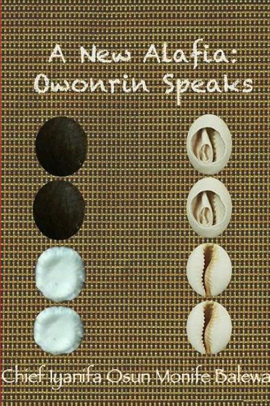 A New Alafia Owonrin Speaks Volume XI
