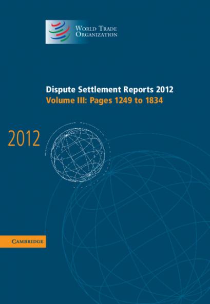 Dispute Settlement Reports 2012