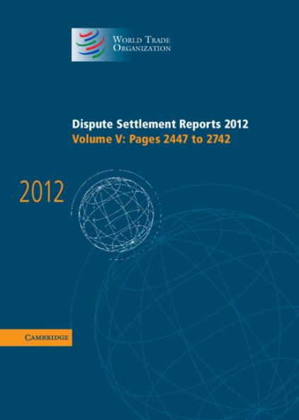 Dispute Settlement Reports 2012
