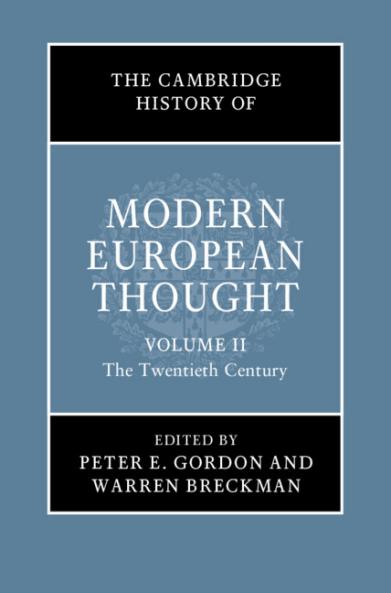 The Cambridge History of Modern European             Thought
