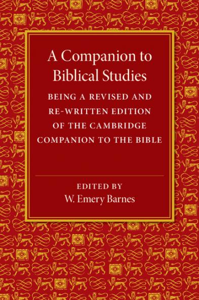 A Companion to Biblical Studies