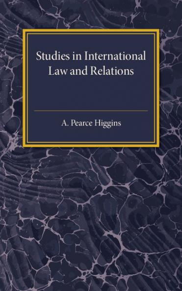 Studies in International Law and Relations