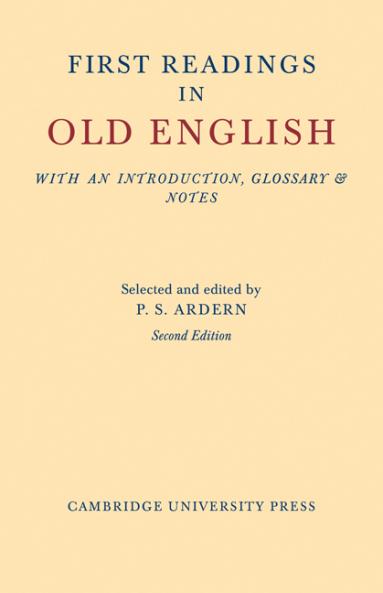 First Readings in Old English