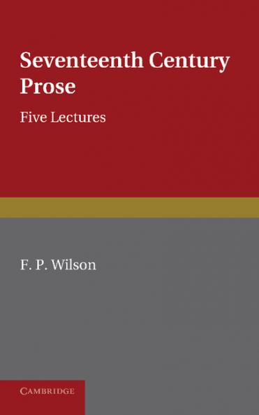 Seventeenth Century Prose