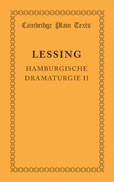 Hamburgische Dramaturgie II