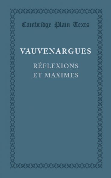 Reflexions et maximes