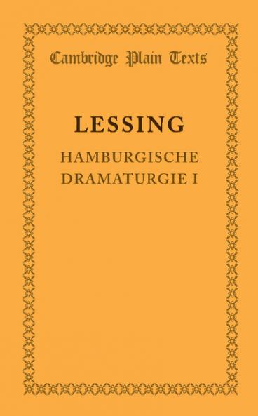 Hamburgische Dramaturgie I