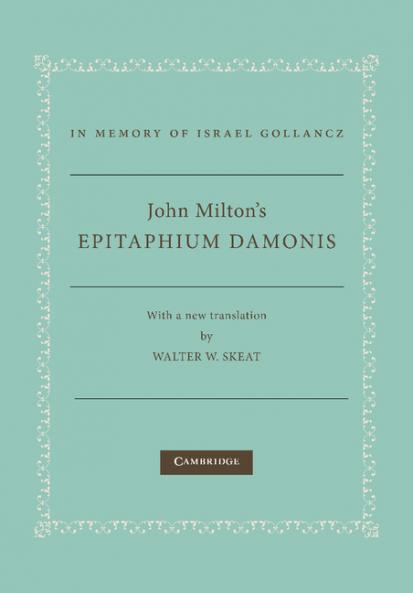 John Milton's Epitaphium Damonis
