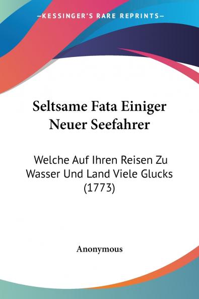 Seltsame Fata Einiger Neuer Seefahrer