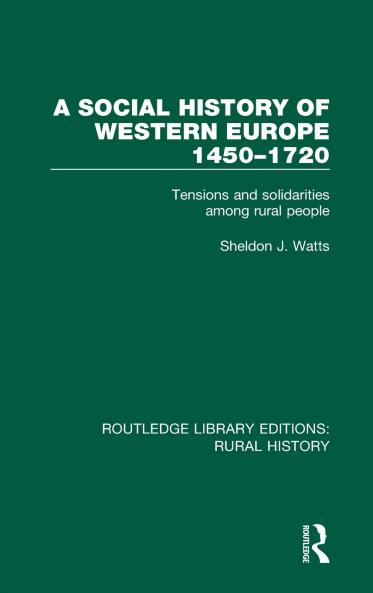 A Social History of Western Europe 1450-1720