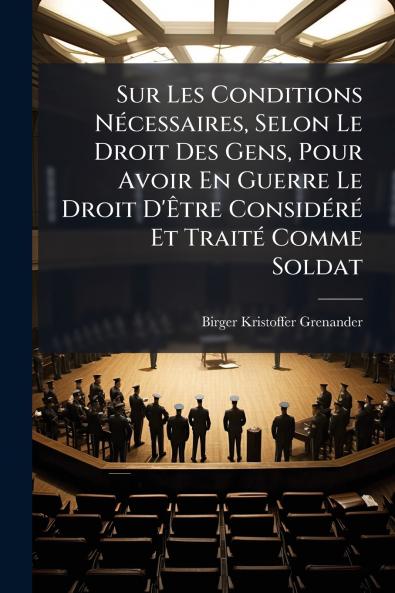 Sur Les Conditions Nécessaires Selon Le Droit Des Gens Pour Avoir En Guerre Le Droit D'Être Considéré Et Traité Comme Soldat
