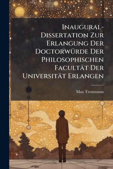 Inaugural-Dissertation Zur Erlangung Der Doctorwürde Der Philosophischen Facultät Der Universität Erlangen