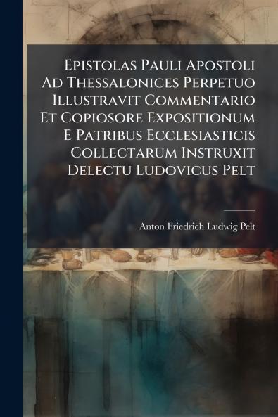 Epistolas Pauli Apostoli Ad Thessalonices Perpetuo Illustravit Commentario Et Copiosore Expositionum E Patribus Ecclesiasticis Collectarum Instruxit Delectu Ludovicus Pelt