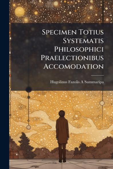 Specimen Totius Systematis Philosophici Praelectionibus Accomodation