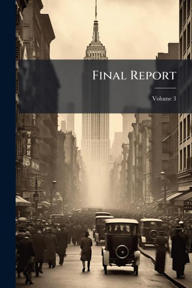 Final Report; Volume 3