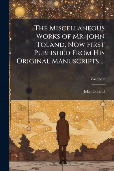 The Miscellaneous Works of Mr. John Toland Now First Published From His Original Manuscripts ...