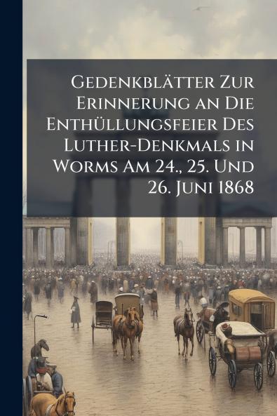 Gedenkblätter Zur Erinnerung an Die Enthüllungsfeier Des Luther-Denkmals in Worms Am 24. 25. Und 26. Juni 1868