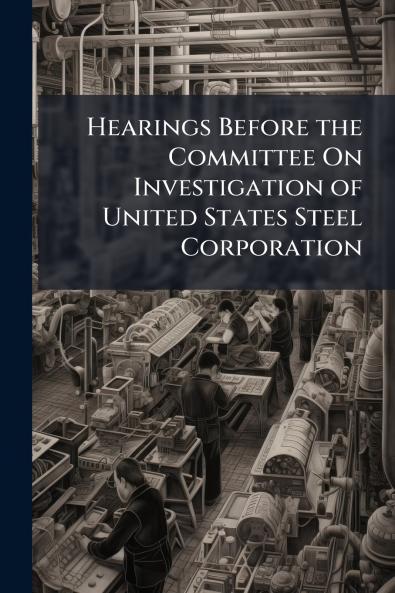 Hearings Before the Committee On Investigation of United States Steel Corporation