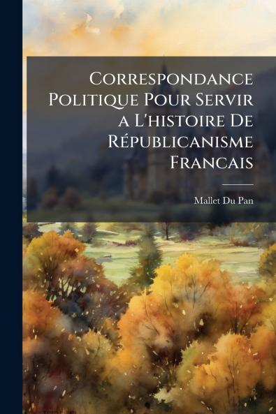 Correspondance Politique Pour Servir a L'histoire De Républicanisme Francais
