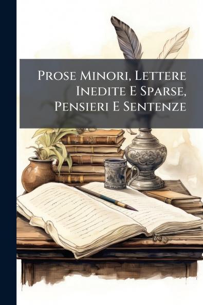 Prose Minori Lettere Inedite E Sparse Pensieri E Sentenze