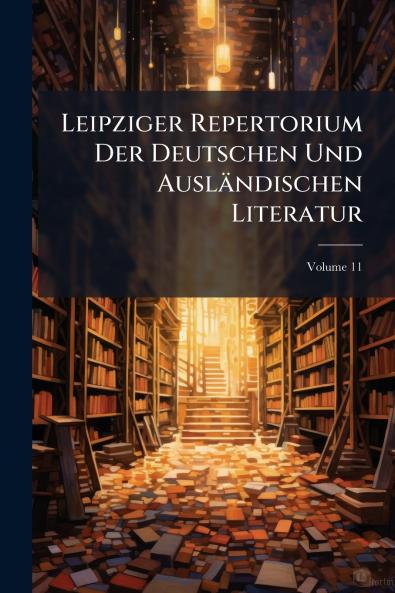 Leipziger Repertorium Der Deutschen Und Ausländischen Literatur; Volume 11