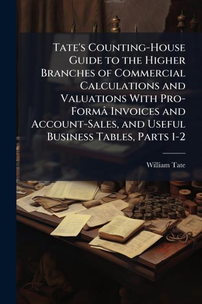Tate's Counting-House Guide to the Higher Branches of Commercial Calculations and Valuations With Pro-Formâ Invoices and Account-Sales and Useful Business Tables Parts 1-2