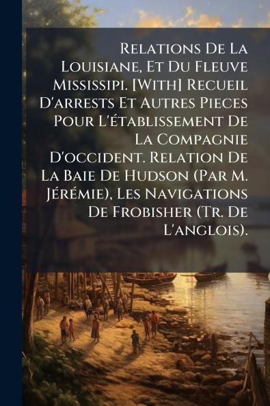 Relations De La Louisiane Et Du Fleuve Mississipi. [With] Recueil D'arrests Et Autres Pieces Pour L'établissement De La Compagnie D'occident. Relation De La Baie De Hudson (Par M. Jérémie) Les Navigations De Frobisher (Tr. De L'anglois).