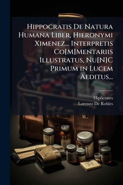 Hippocratis De Natura Humana Liber Hieronymi Ximenez... Interpretis Co[M]Mentariis Illustratus Nu[N]C Primum in Lucem Aeditus...