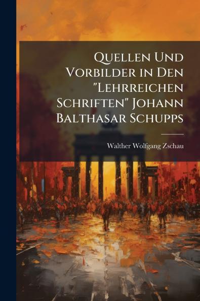 Quellen Und Vorbilder in Den Lehrreichen Schriften Johann Balthasar Schupps