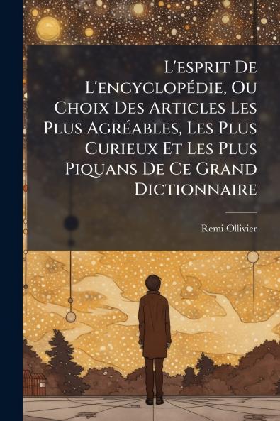 L'esprit De L'encyclopédie Ou Choix Des Articles Les Plus Agréables Les Plus Curieux Et Les Plus Piquans De Ce Grand Dictionnaire