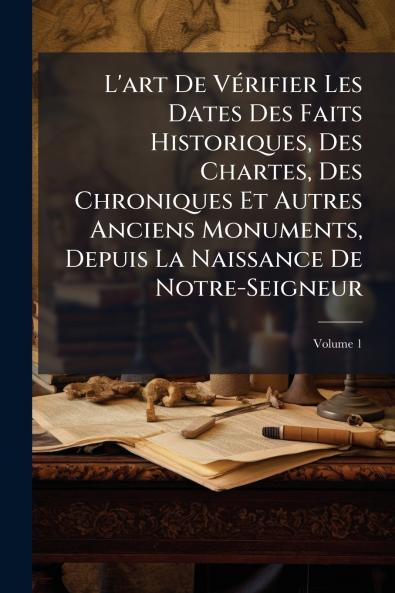 L'art De Vérifier Les Dates Des Faits Historiques Des Chartes Des Chroniques Et Autres Anciens Monuments Depuis La Naissance De Notre-Seigneur; Volume 1