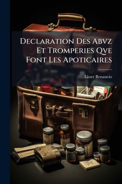 Declaration Des Abvz Et Tromperies Qve Font Les Apoticaires