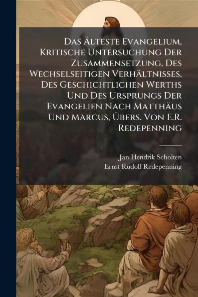 Das Älteste Evangelium Kritische Untersuchung Der Zusammensetzung Des Wechselseitigen Verhältnisses Des Geschichtlichen Werths Und Des Ursprungs Der Evangelien Nach Matthäus Und Marcus Übers. Von E.R. Redepenning