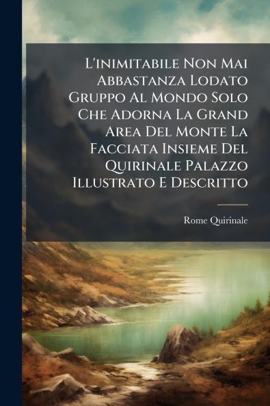 L'inimitabile Non Mai Abbastanza Lodato Gruppo Al Mondo Solo Che Adorna La Grand Area Del Monte La Facciata Insieme Del Quirinale Palazzo Illustrato E Descritto