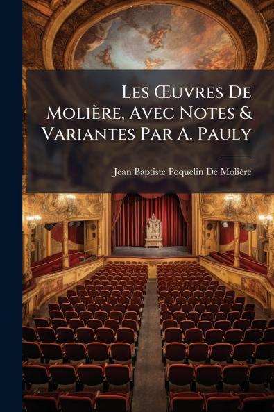 Les Œuvres De Molière Avec Notes & Variantes Par A. Pauly
