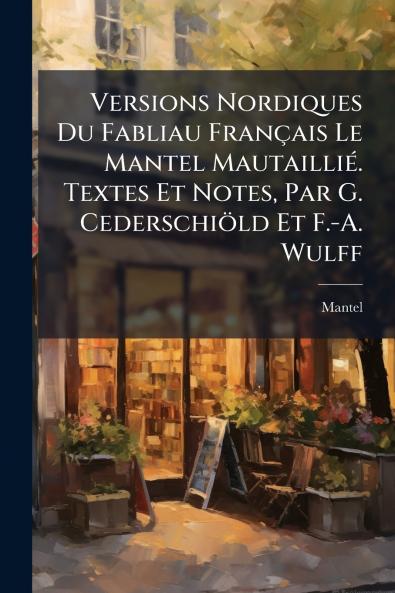 Versions Nordiques Du Fabliau Français Le Mantel Mautaillié. Textes Et Notes Par G. Cederschiöld Et F.-A. Wulff