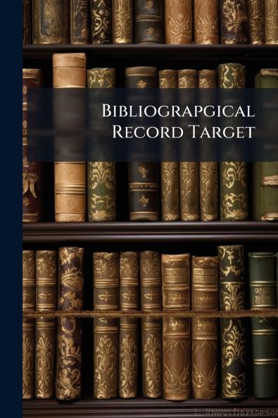Bibliograpgical Record Target
